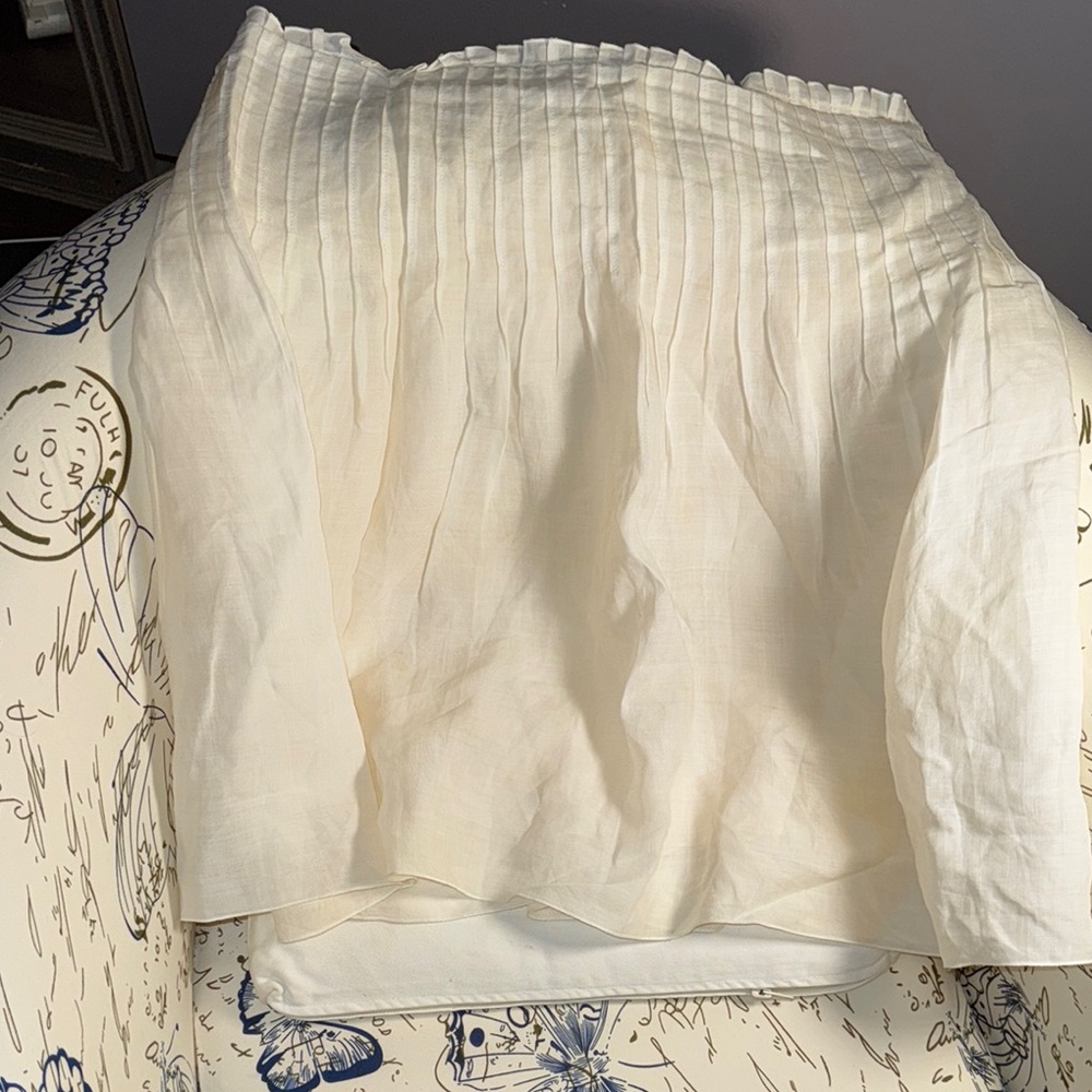 Burberry Cream Skirt SZ 10